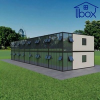 Maison conteneur pliable et démontable de 20 pieds, à assembler rapidement, pour dortoir de travailleurs de chantier