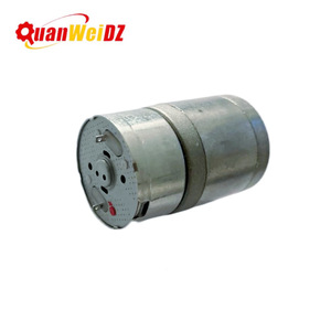 Motor de CC en miniatura QuanWeiDZ 25GM300 de 32 mm con imán permanente y engranajes para cerradura de puerta de coche, dron, cafetera - Product Image 3