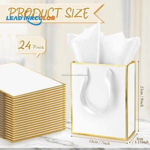 Customized Boutique Shopping Paper Bags With Silk Handle for Food Clothing Shoes Packaging Includes <strong>Ribbon</strong> &amp; Carton Custom Logo - Product Image 2