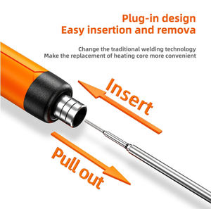 Soldador eléctrico de carga inalámbrica USB, soldador portátil de estaño, Kit de herramientas de soldadura de reparación Microelectrónica de carga rápida USB - Product Image 3