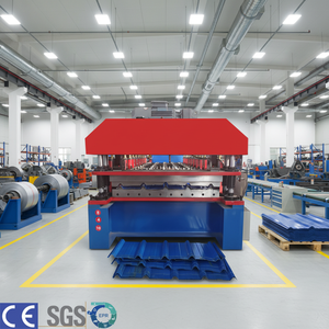 Precios de Fábrica, Rendimiento Estable, Panel Trapezoidal Duradero, Máquina Formadora de Tejas para Techos IBR, Garantía de 3 Años - Product Image 1