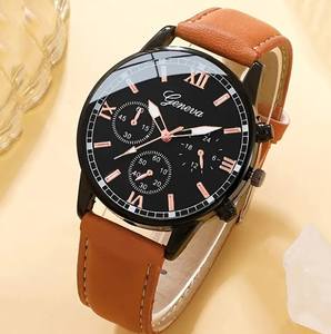 Set da 4 Pezzi di Gioielli da <span class=keywords><strong>Uomo</strong></span> all'Ingrosso con Orologio al Quarzo di Tendenza Business con Cinturino e Bracciali Intrecciati - Product Image 5