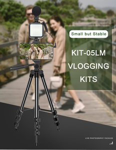 <span class=keywords><strong>Trépied</strong></span> de Table pour <span class=keywords><strong>téléphone</strong></span> portable, Kit vidéo Vlog, support de <span class=keywords><strong>téléphone</strong></span>, <span class=keywords><strong>lumière</strong></span> vidéo LED, volet à distance, Kit de Vlog pour Smartphone <span class=keywords><strong>avec</strong></span> Microphone - Product Image 6