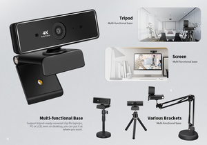 Cámara <span class=keywords><strong>web</strong></span> para PC 4K de nueva generación, cámara de enfoque automático con zoom digital 10X para educación en línea y cámara <span class=keywords><strong>web</strong></span> para videollamadas - Product Image 4