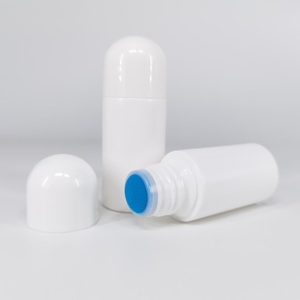 50ml HDPE nhựa rỗng Trắng Tái Sử dụng nhựa <span class=keywords><strong>Applicator</strong></span> chai với dệt vải Sponge Tip - Product Image 3