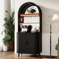 Meuble Bar à Vin Mural Personnalisé en Bois, Meuble de Rangement pour la Maison, Grande Étagère de Présentation pour Salle à Manger