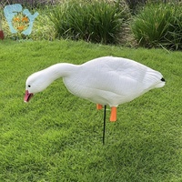 Décoy de chasse au canard, à la oie des neiges sauvage, en mousse EVA artificielle légère et pliable, canard blanc canadien