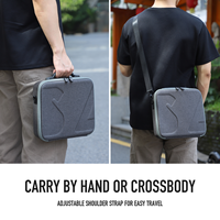 Tas Jinjing Pelindung Portabel Sunnylife untuk Pesawat Mini 5 Pro, Pengontrol, dan Penyimpanan Kit dengan Tali Selempang