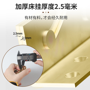 Soporte de Esquina para Muebles de Acero Laminado en Frío de 2.5mm de Grosor, Marca Zhan Hanlai Weishi, para Camas de Madera - Product Image 1