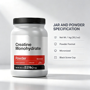 Créatine monohydrate micronisée en poudre, sans saveur, créatine pure, <span class=keywords><strong>1</strong></span> <span class=keywords><strong>kg</strong></span>, complément en vrac - Product Image 4