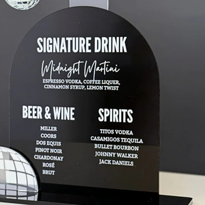 Letrero Acrílico de Bar con Diseño de Miel y Dulzura, 30x20cm, Letrero de Cuenta Regresiva con Bola de Discoteca para Decoración de Fiestas - Product Image 3