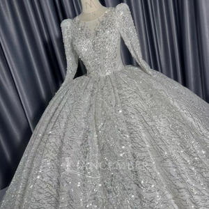 Vestidos de Novia Africanos de Talla Grande, Vestidos de Novia con Cuentas y Encaje, Vestido de Novia Hecho a Mano, Brautkleid Lscm20 Jancember - Product Image 3