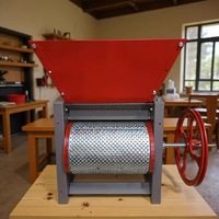 Décortiqueuse et éplucheuse de café électrique pour petites exploitations agricoles, haute productivité et sans effort, capacité 50-100 kg/h