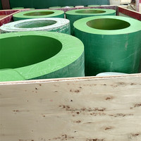 Tige en Nylon MC solide tige en plastique Pa6 Mc barre en Nylon MC tube en nylon rempli de disulfure de molybdène