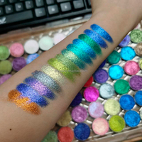Fards à Paupières Marque Privée 20 Couleurs Duochromes Mats Très Pigmentés, Palette de Maquillage Cosmétique Végane Fards à Paupières de Luxe