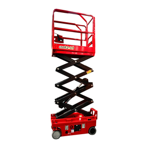 Plataforma Elevadora de Tijera Autopropulsada Pequeña, Elevador Eléctrico para Trabajos Aéreos con Altura de Plataforma de 4.6 m y Capacidad de 200 kg para Construcción - Product Image 5