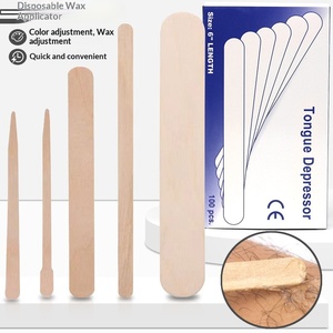 Espátulas de Madera Desechables para Depilación, 100 Unidades en Bolsa, Aplicadores de Cera para Spa y Salón de Belleza, Venta al Por Mayor - Product Image 2
