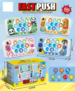 Console de <span class=keywords><strong>jeu</strong></span> éducative Quick Push, jouet de défi de pression à niveaux pour enfants - Product Image 5