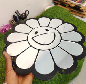 <span class=keywords><strong>Akashi</strong></span> Murakami flor Acrílico decoración espejo Waill pegatina señal personalizada Selfie espejos espejo de pared - Product Image 3