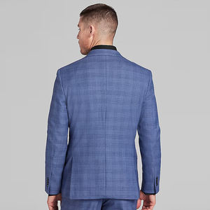 Blazers Classiques Bleus Slim Fit pour Hommes 2025, Haute Qualité, Simple Boutonnage, <span class=keywords><strong>Blazer</strong></span> Casual Business, Grande Taille - Product Image 3