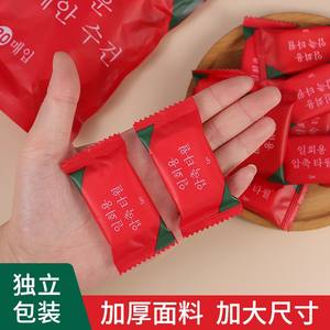 Serviettes compressées jetables personnalisées et en gros, en pur coton, épaisses et extra larges, faciles à transporter, emballées individuellement - Product Image 5