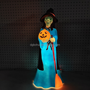 Nuevo Molde de Bruja de Halloween 2026 de Material PP Resistente a la Intemperie con Luces LED, Gran Venta, para Uso en Exteriores - Product Image 2