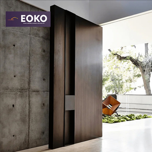 <span class=keywords><strong>Porte</strong></span> pivotante extérieure en aluminium <span class=keywords><strong>d</strong></span>écorative EOKO, grain de <span class=keywords><strong>bois</strong></span> personnalisé, <span class=keywords><strong>entrée</strong></span> principale, sécurité, pour les portes <span class=keywords><strong>d</strong></span>'<span class=keywords><strong>entrée</strong></span> des maisons américaines - Product Image 1