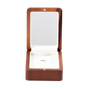 2025 luxe Portable Mini <span class=keywords><strong>boîte</strong></span> à bijoux en bois petit stockage de voyage pour bagues et boucles d'oreilles pour les propositions de <span class=keywords><strong>mariage</strong></span> - Product Image 2