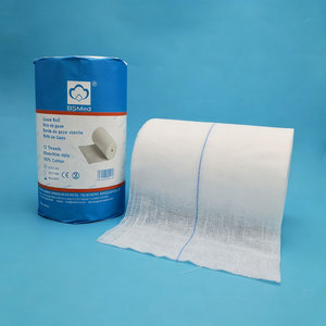 Rotolo di Garza Chirurgica Sterile Idrofila in <span class=keywords><strong>Cotone</strong></span> Medicale con Linea Radiogena Certificata CE per Vendita all'Ingrosso per Ospedali - Product Image 3