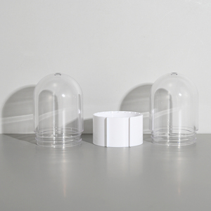 בקבוק קפסולה שקוף ידידותי לסביבה מ-ABS עם מכסה מצופה אלקטרוליטי לתוספי ויטמינים, פאות ואריזות קוסמטיקה - Product Image 4