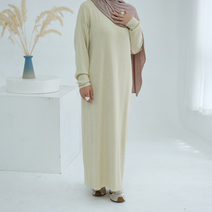 2025 nouvelle gloire dubaï <span class=keywords><strong>turquie</strong></span> automne et hiver robe tricotée sans foulard - Product Image 6