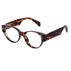 Monturas de gafas Cat Eye ZT-97008, montura completa de PC, unisex, lentes planas anti UV para hombres y mujeres - Product Image 4