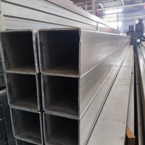 Tuyau carré en acier galvanisé EN10219 S355J2H RHS SHS, profil métallique robuste pour la construction, les échafaudages et les structures - Product Image 4