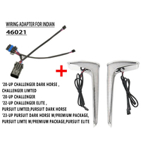 Phare avant LED pour moto, installation Plug-N-Play, éclairage de carénage avant, Indian Challenger Pursuit Dark Horse, pack Premium, clignotants