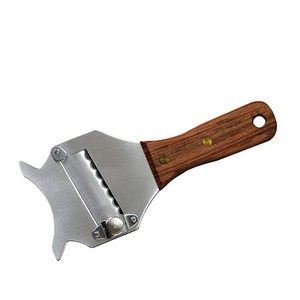 Couteau à râpe à fromage en acier inoxydable avec manche en bois de poire Outil de cuisine ménager pour les copeaux de <span class=keywords><strong>truffe</strong></span> Vente en gros - Product Image 1
