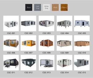 บ้านสำเร็จรูปทันสมัยโครงสร้างเหล็กขนาดเล็กแบบพกพา บ้านคอนเทนเนอร์ขนาด 40 ฟุต ขยายได้ พับเก็บได้ ห้องนอน ห้องครัว ห้องน้ำ กว้างขวาง - Product Image 6