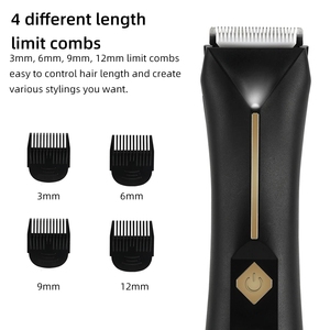 Recortadora Eléctrica Lavable para Hombres y Mujeres, Depiladora, Afeitadora Corporal, Kit de Cuidado de la Barba, Recortadora de Pelo - Product Image 5
