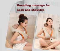 LUYAO Machine de massage du cou et des épaules sans fil rechargeable Shiatsu OEM ODM Ceinture de massage par pétrissage Châle pour le corps et la taille