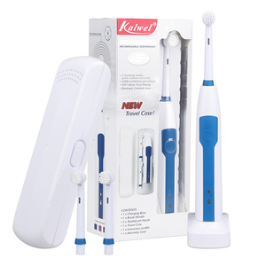 <span class=keywords><strong>Brosse</strong></span> <span class=keywords><strong>à</strong></span> dents <span class=keywords><strong>rechargeable</strong></span> certifiée CE avec tête oscillante et rotative, étanche IPX7, prête pour les voyages, blanchiment des dents - Product Image 3