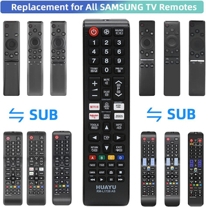 Télécommande universelle HUAYU RM-L1728 comme neuve, à code fixe, 2 piles AAA, pour téléviseurs intelligents <span class=keywords><strong>SAMSUNG</strong></span> série <span class=keywords><strong>7</strong></span> - Product Image 4