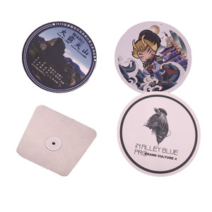 Respetuoso del medio ambiente personalizado absorbente tejido bebida taza almohadilla taza de café Hotel Bar <span class=keywords><strong>restaurante</strong></span> té cerveza papel Kraft posavasos mantel - Product Image 2
