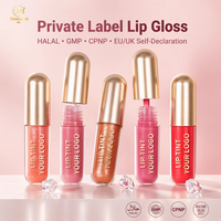 Personnalisez votre logo – Teinte à lèvres repulpante longue tenue avec paillettes, gloss hydratant brillant et formule végétalienne non collante