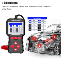 KONNWEI KW320 OBD2 EOBD Escáner de coche Herramienta de diagnóstico Escanner Automotriz Lector de código de error