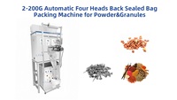 LT-BPF200B Vierkopige achteraf verzegelde zakverpakkingsmachine voor poeder, korrels, wegen, vullen en sealen van noten, specerijen, granen en huisdierenvoer
