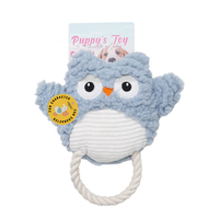 Jouet à mâcher pour chien en peluche, résistant aux déchirures, mignon, avec son intégré, jouet à couiner pour animaux de compagnie
