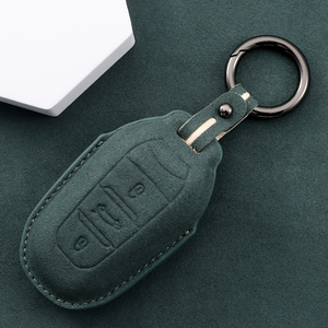 Étui en cuir pour <span class=keywords><strong>clé</strong></span> de voiture <span class=keywords><strong>Peugeot</strong></span> GTLine <span class=keywords><strong>207</strong></span> 307 407 208 308 408 508 2008 3008 4008 5008 RCZ, porte-clés en métal, <span class=keywords><strong>coque</strong></span> de <span class=keywords><strong>clé</strong></span> - Product Image 3