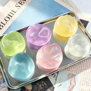 Balle anti-stress souple remplie de vaseline, jouet sensoriel à presser pour soulager l'anxiété, jouets à presser faits à la main, cadeau - Product Image 1