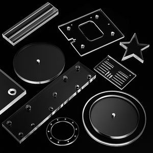 ± 0.05mm chính xác CNC <span class=keywords><strong>Laser</strong></span> cắt acrylic với khắc hình dạng tùy chỉnh các bộ phận Acrylic cắt <span class=keywords><strong>laser</strong></span> - Product Image 2