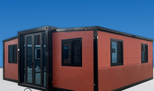 Casa Contenedor Plegable de 20 pies con Paneles Sándwich Transpirables, Expandible, Modular, Moderna, para Dormitorio, Sala de Estar Exterior y Entrada - Product Image 5
