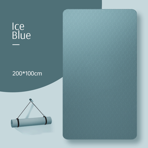 Tapis de yoga TPE 200*100 antidérapant, grand format, écologique, avec logo personnalisé, design large, pour Pilates, <span class=keywords><strong>fitness</strong></span> et exercices, vente en gros - Product Image 3